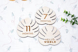 milestone cards for newborn props