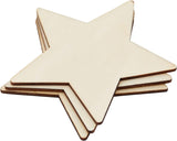 unfinished wood wooden cutouts mdf star