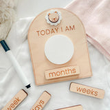 baby shower gift milestone cards