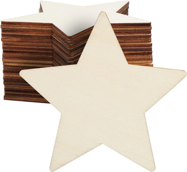 wooden star décor