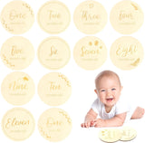 wooden baby milestone cards baby milestone props for photoshoot cards wooden mdf milestone baby milestone