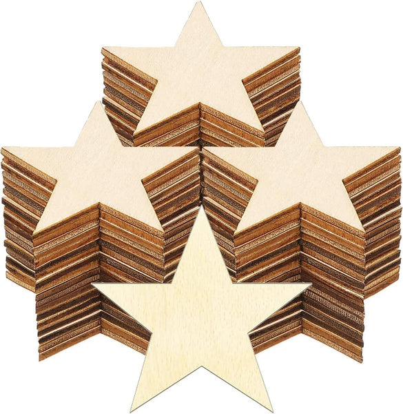 wooden stars unfinished wooden pieces star wood craft star shape mdf cutouts wooden cutouts