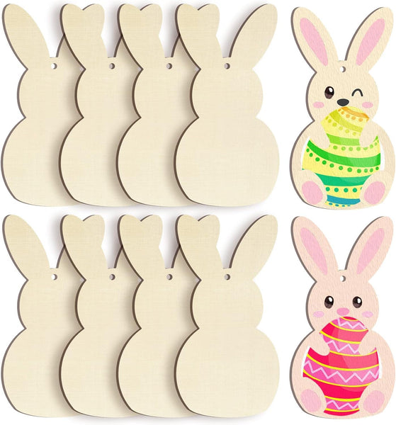 wooden cutouts unfinished wood mdf craft for kids wooden hanging wall décor wooden rabbit