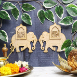 handmade shubh labh door entrance wooden décor