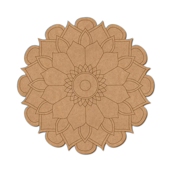 namaste mandala mdf cutout for decor