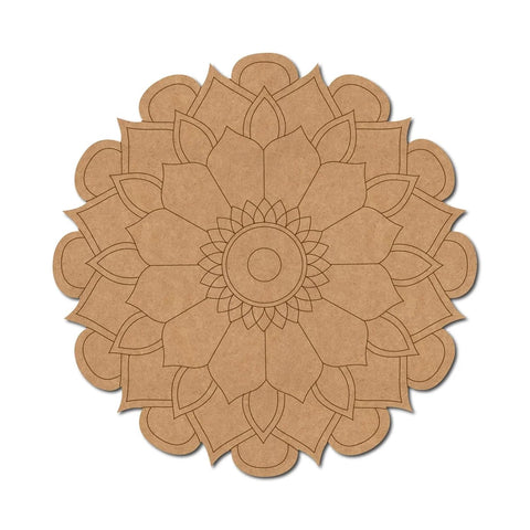 namaste mandala mdf cutout for decor