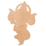 American Elm MDF Pre Marked Dancing Ganesha Hanging MDF Ganesha Cutout Ganesha premarked MDF Board (12 X 8Inch)