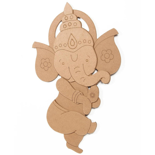 mdf ganesha cutout ganesha premarked mdf board wooden cutouts unfinished wood