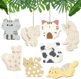 unfinished wooden animal cutouts animal craft kit for kids MDF craft board animals for kids DIY  animal crafts cutouts for kids craft set