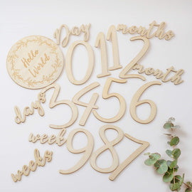 baby milestone props for photoshoot cards wooden mdf milestone baby milestone cards