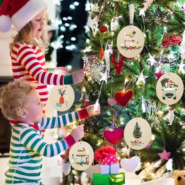 wooden christmas ornaments