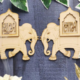 shubh labh diwali elephant decor diy wooden kit