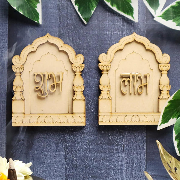 diy rajwadi jharokha shubh labh diwali decor craft kit home