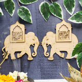 gaj kesari shubh labh elephant diwali decor home craft kit cutouts for diy craft