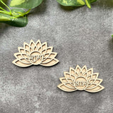 diy wooden lotus shape shubh labh cutouts for diwali decor