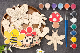 wooden cutouts for craft mdf bee cutout unfinished wod bee painting kit for kids