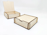 AmericanElm Pack of 2 Wooden Jewellery Box for Women Jewel Organizer Hand Carved Carvings Gift Items