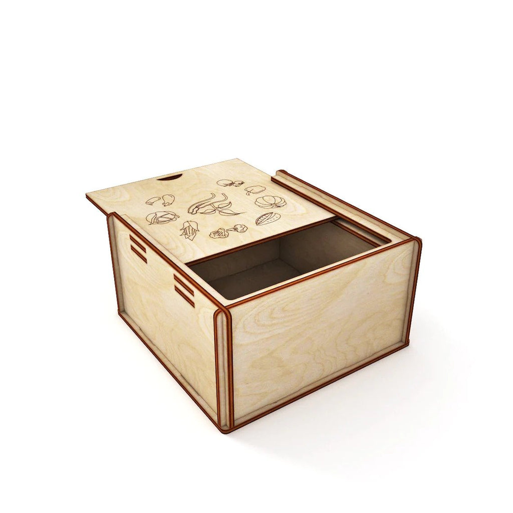 Unfinished Wood Box 12x8x4, Unfinished Memory Box, Cherry Box