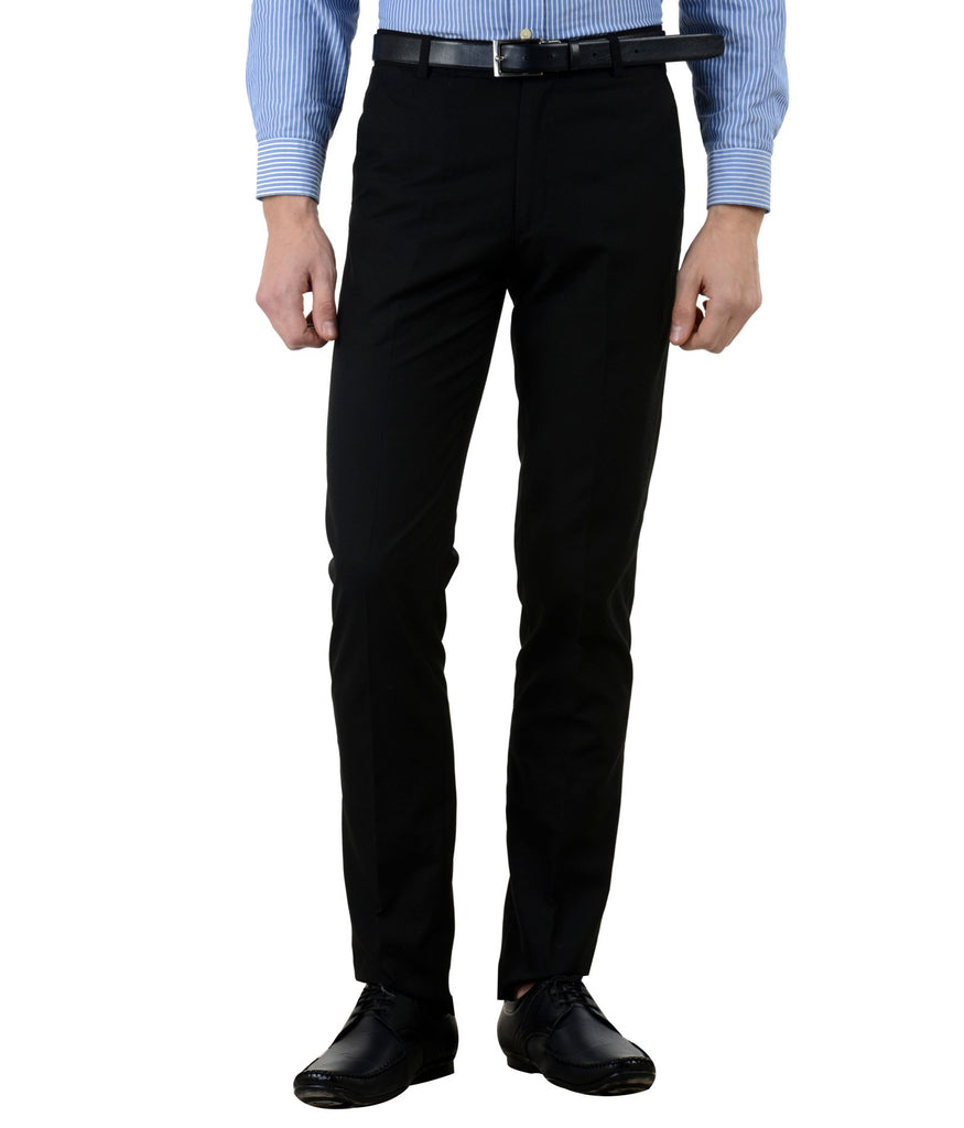 Cotton Black Formal Pant And Shirt, Pleated Trousers, Office Wear