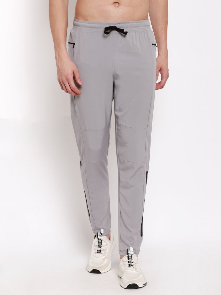 Buy Flying Machine Men Black Panelled Polyester Track Pants - NNNOW.com