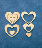 Hanging heart Cutouts 